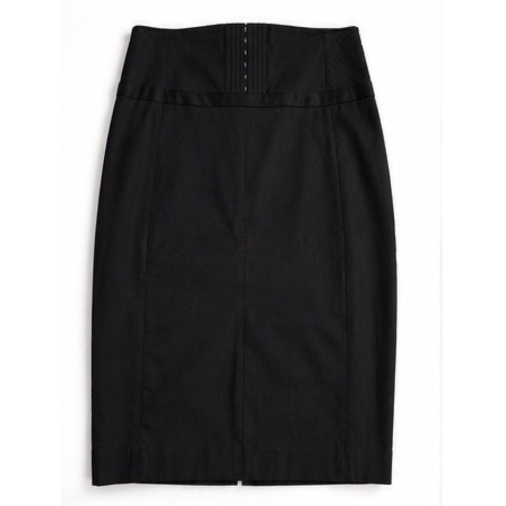 NWT EXPRESS Design Studio Black High Waist Pencil Skirt Size 4